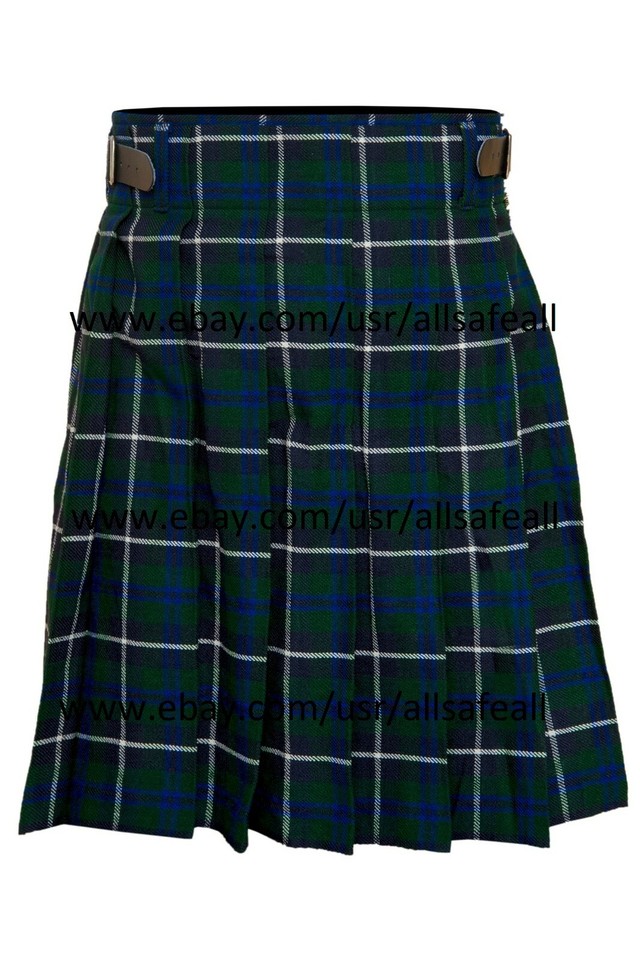 Set Da Kilt Scozzese Da Uomo Tradizionale Highland Per Gonna/Kilt Pin/Fibbia Per Cintura/Sporran - Foto 11