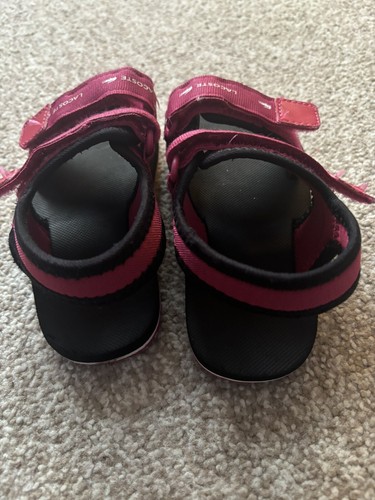 Lacoste Sandalen Kinder Größe 8 Himbeere - Bild 2 von 3