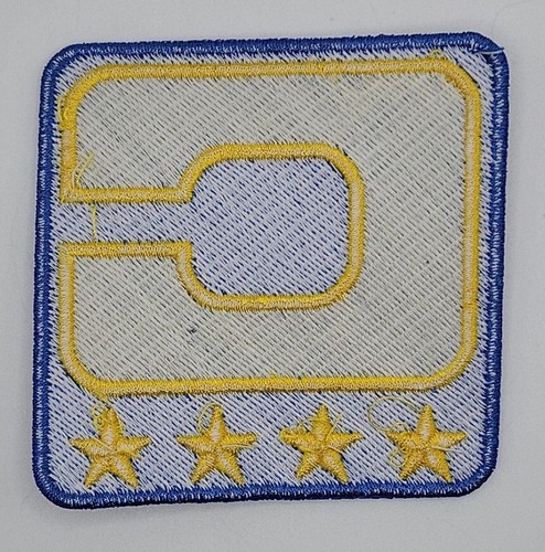 Captain C Patch 4 Stars Blue / Gold/Yellow - Bild 3 von 3