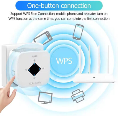 Wifi Range Extander Internet Booster 300Mbps router Wireless Repeater Amplifier - Picture 4 of 9