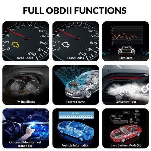 LAUNCH CR3008 Plus OBD2 Scanner Code Reader Check Engine OBD Car Diagnostic Tool - Bild 3 von 15