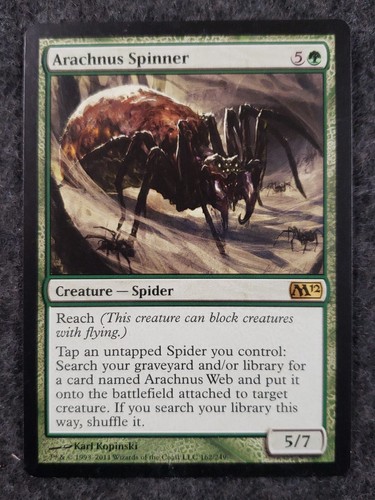 Arachnus Spinner Rare Creature 162/249 MTG Core Set 2012 Never Played .(DS3D1J8) - Picture 10 of 24