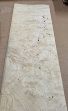 Ash White Burl wood veneer 9" x 26" raw no backing 1/42" thickness A grade