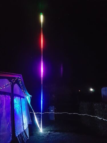 USB (5V) 5M Digital Led Dream Chasing Flag Pole Lights Remote 300+ Settings - Picture 12 of 14