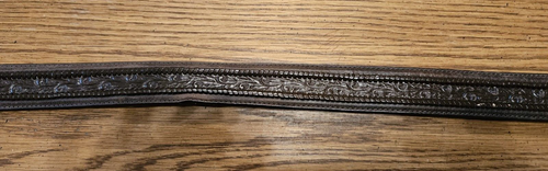 Resistol Best All-Around Western Brown Leather Belt Silver Metal Diamonds SZ 32 - Picture 2 of 7
