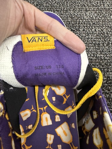 Vintage 2007 Vans X Undefeated Sk8 Hi U-Man LA Lakers UNDFTD US Size 13 - Bild 9 von 9