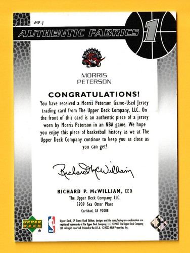 2003-04 SP Game Used Edition w/ RC /999 Jersey - Pick One - Fill Your Set - Picture 184 of 198