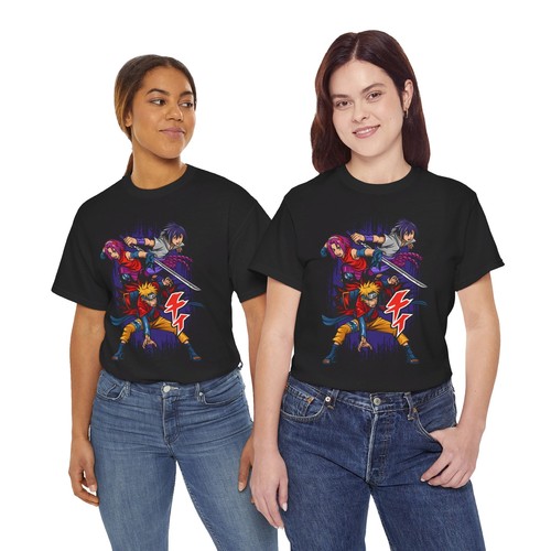 Naruto Shirt Shippuden Sasuke Sakura Team 7 Anime Unisex Tee T-Shirt All Size - Picture 18 of 20