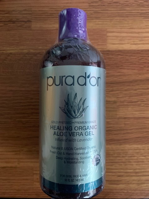 PURA D'OR Organic Aloe Vera Gel - 473ml for sale online | eBay