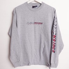 Vintage 90s Breckenridge Colorado Ski T Shirt Long Sleeve Sz SMALL Made In USA