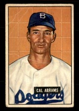 1951 Bowman #152 Cal Abrams GD