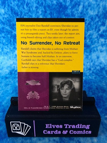 Babylon 5: Season 4 TV Series SINGLE Non-Sport Trading Card by SkyBox 1998 - Picture 36 of 184