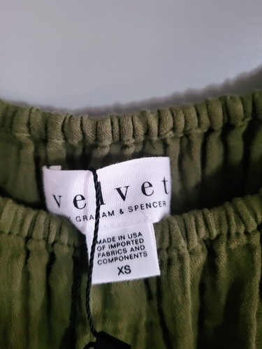 Graham & Spencer for Velvet- Cactus Cotton Flutter Sleeve Top- XS - Picture 3 of 4