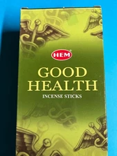 HEM Incense Sticks.  120ct box GOOD HEALTH