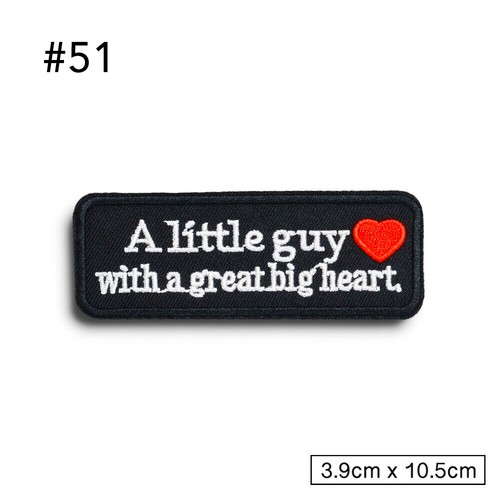 Words Slogan Embroidered Iron on Biker Motorcycle Patches Fabric Badge Sticker - Picture 53 of 77
