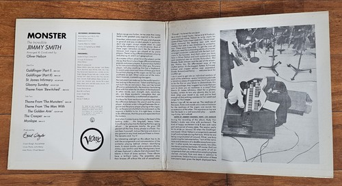 The Incredible Jimmy Smith Monster LP Record , Verve - Picture 3 of 5