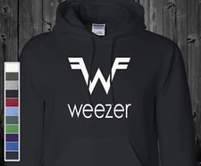 Weezer Hoodie Sweatshirt Punk Rock Band on S-5XL Hooded Sweater