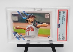 IAN ANDERSON 2021 Topps Series 1 RC Rookie #239 PSA 10 GEM MINT Atlanta Braves