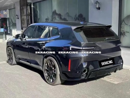 Se adapta a BMW XM 2023-2025 fibra de carbono real ventana trasera techo alerón moldura - Imagen 4 de 9