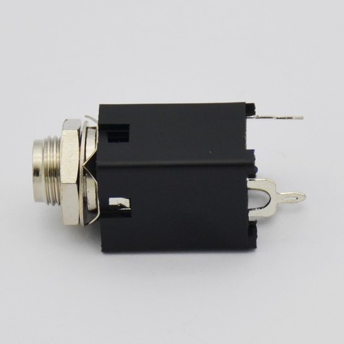 10PCS x 1/4" 6.35mm Stereo Jack Socket Audio plug for guitar pedal/amp/ diy - Picture 3 of 7
