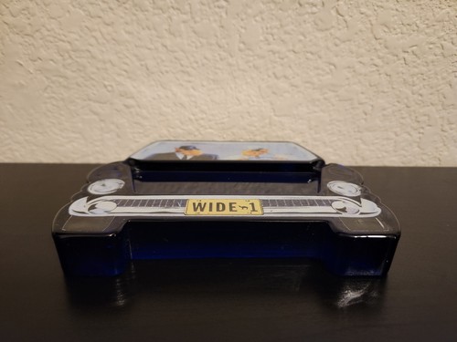 VINTAGE JOE THE CAMEL WIDE-1 CAR DOUBLE-SIDED COBALT BLUE GLASS ASHTRAY - Picture 4 of 4