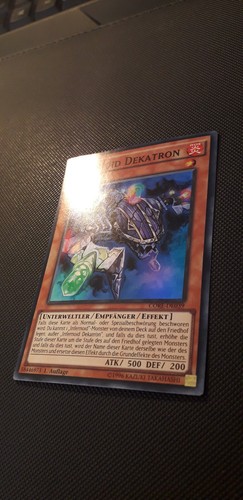 Yu-Gi-Oh! Infernoid Dekatron, CORE-DE039, Super Rare, 1. Auflage, Deutsch, NM - Bild 2 von 5