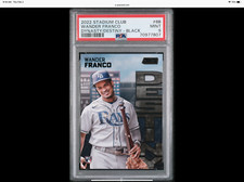 2022 STADIUM CLUB DYNASTY/DESTINY 8B BLACK WANDER FRANCO 50/99 PSA 9 MINT POP 1