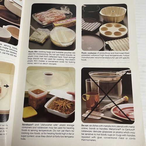 Sharp Carousel Microwave Cook Book 1983 PB Recipes Cookbook Illustrated - Bild 6 von 13