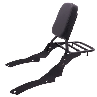 Backrest Sissy Bar+ Luggage Rack For Yamaha V Star DS 400 650 Custom drag star 
