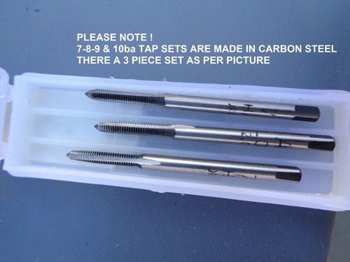 BA HSS & Carbon Tap & Die Set *37pc, 11 Sizes From 0 to 10BA (11 sizes) - Picture 3 of 5