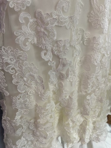 Blue By Enzoani Wedding Dress Ivory Size 4 - Picture 4 of 12