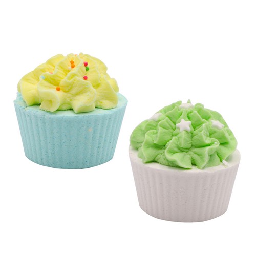 6PCS Bath Gift Set Vivid Cupcakes Truffles Sprinkle Balls Spa Relieve Y0P4 - Picture 11 of 12
