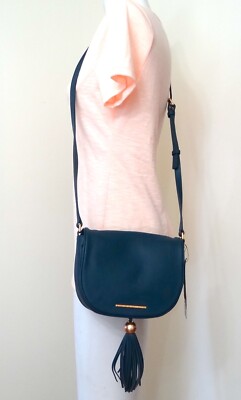 Marc Jacobs Gig HINCY PRUSSIAN BLUE Italian Leather CrossBody bag M0002383