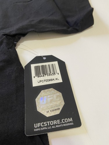 Neu Herren T-Shirt UFC 1993 schwarz kurzarm Größe XL - Bild 5 von 6