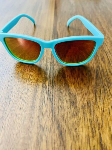 Hoka Anti Slip Running Sunglasses Blue Pink Box Fly Human Limited Edition - Picture 2 of 19