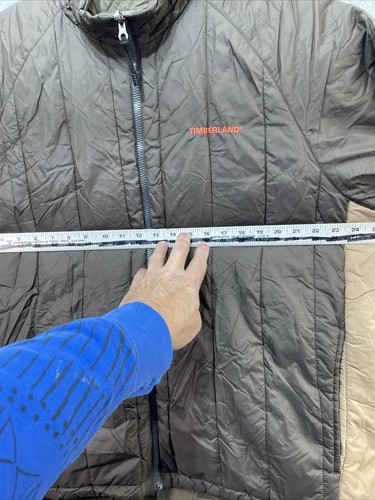 TIMBERLAND Mens Coat XXL WEATHERGEAR Brown NYLON Full-Zip/Jacket/Coat - Picture 10 of 15
