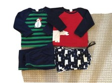 Kid Boys Fleece PJ Sets GAP Size 4 Preowned