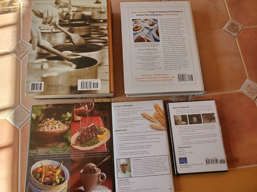 Cooking Books Lot Of 4 Plus DVD Cook's Illustrated Culinary Institute of America - Bild 2 von 3