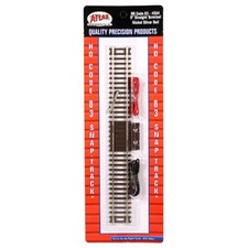 Atlas 554 HO Scale Code 83 Terminal Track w/Wire Nickel Silver & Brown Ties