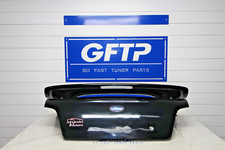 04-07 Subaru Wrx Sti Oem Trunk Deck Lid Dented W Wrx Wing Obsidian Black J32