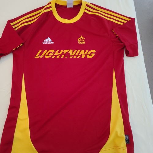 AFC Lightning Adidas Red Yellow Soccer Jersey Size M Medium