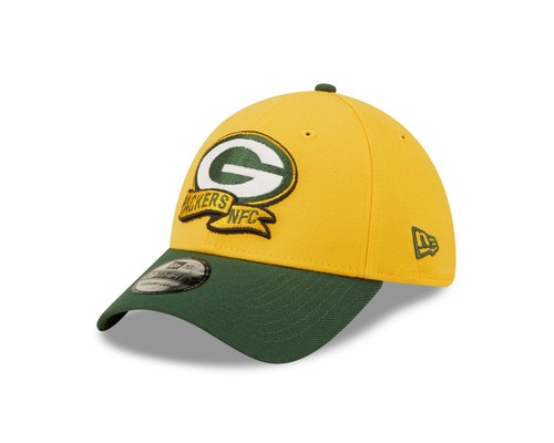 Cappello flessibile Green Bay Packers New Era Sideline Banner colori squadra 39THIRTY - Giallo - Foto 3 di 8
