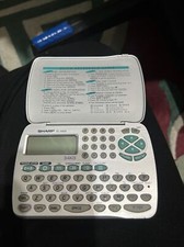 Vintage Sharp Electronics Personal Organizer English Spanish Translator EL-6900B