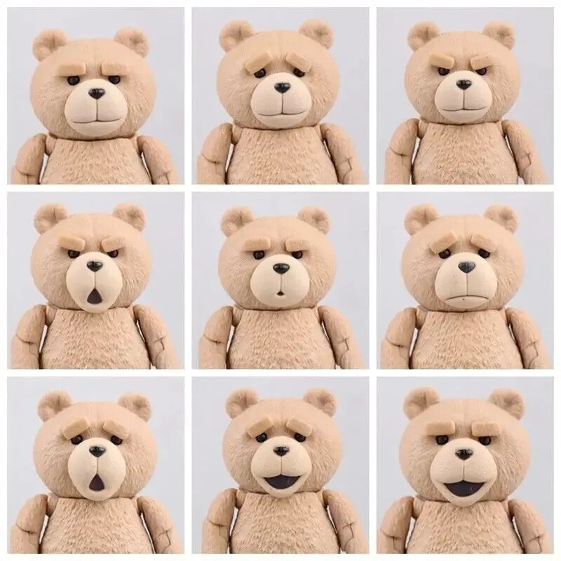 Ted 2 フィギュアセット AMAZING YAMAGUCHI Ted 2 Revoltech No.006 Teddy Bear Action
