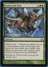 Tooth and Nail Modern Masters NM Green Rare MAGIC MTG CARD (ID# 429923) ABUGames