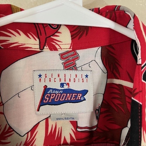 Reyn Spooner Sports Shirt MLB Arizona Diamondbacks Mens XXL Floral Hawaiian - Picture 3 of 4