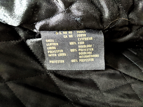 Andrew Marc Black Leather Thick Jacket Front Button Up Long - Picture 5 of 9