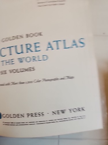 Vintage 6- 1960 Golden Book Picture Atlas Hardcover Very Clean# - Picture 6 of 18