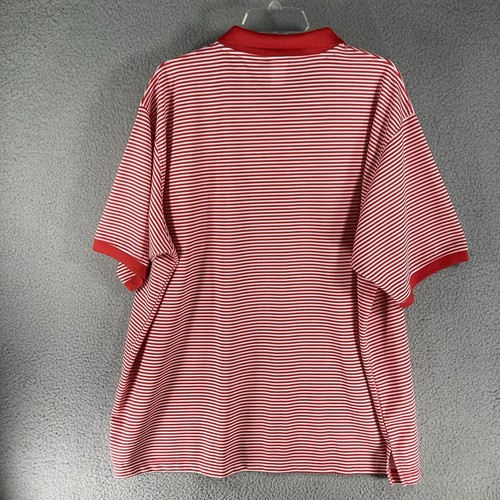 Polo uomo Haband qualità e comfort XL rossa bianca righe manica corta - Foto 10 di 13