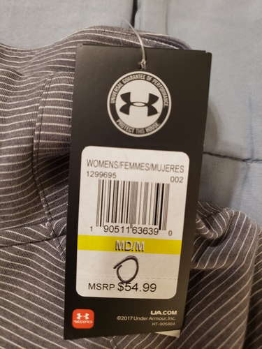 Maryland Terrapins Under Armour Threadborne 1/2 Zip Gray Pullover Womens M NWT! - Picture 7 of 8